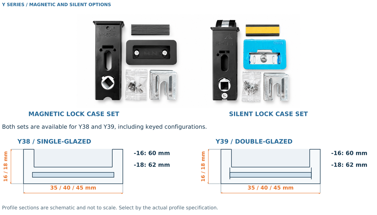 Y38 Ultra-Slim Swing Door Lock - Single Glazing - Image 7